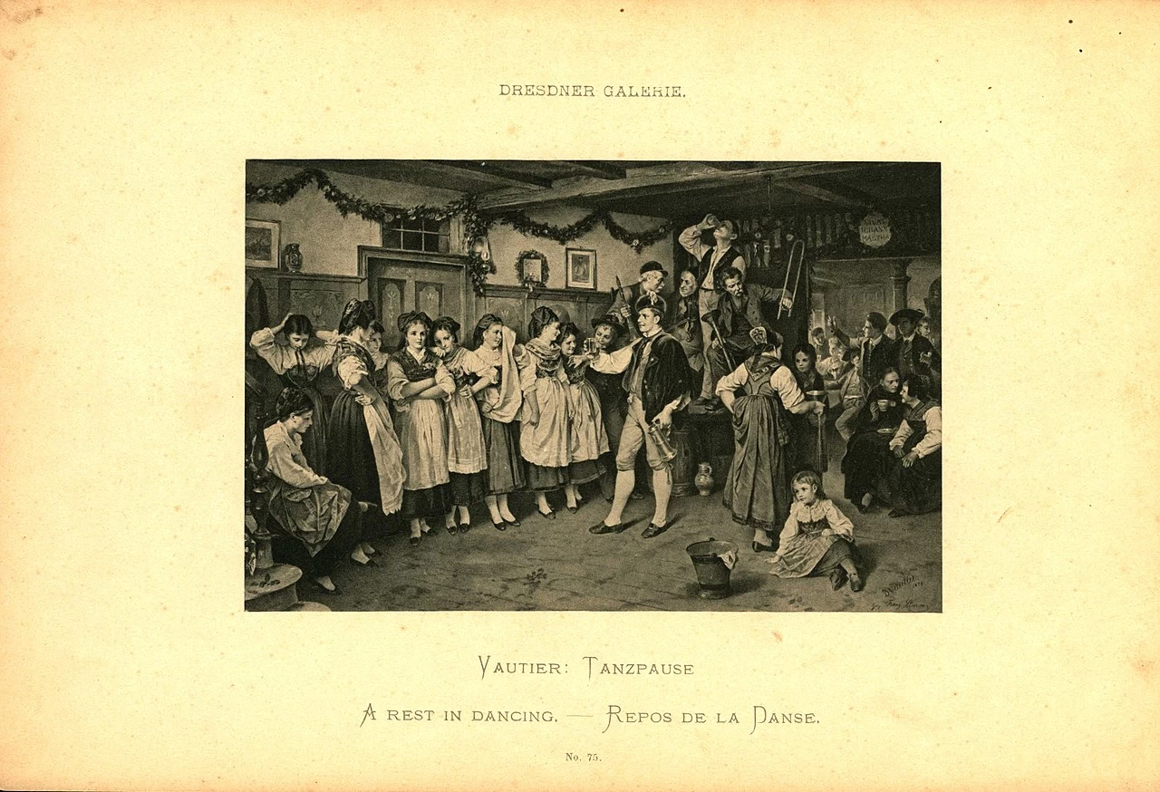 Pausa danzante ad un matrimonio alsaziano, 1879